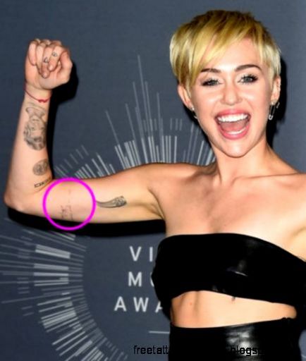 Tattoo miley cyrus toate