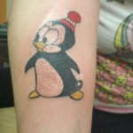 Tattoo Penguin érték, és a fénykép miniatűr