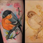 Bullfinch tatuaj - valoare, cele mai bune schițe și fotografii