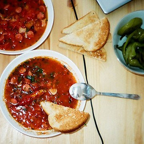 Paradicsomleves, 98 receptek képekkel a helyszínen - a plakát-food (saját) Paradicsomleves, 98 receptek képekkel a helyszínen - a plakát-élelmiszeripari