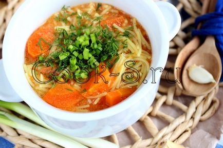 Томатний суп з вермішеллю - покроковий рецепт з фото, перші страви