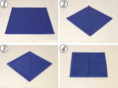 Вчимося красиво складати серветки