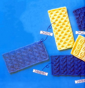 Simboluri pentru tricotat cu ace de tricotat (desemnări) Denumiri convenționale pentru tricotat