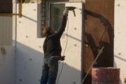 Izolarea pereților din beton aerat din exterior cu vată minerală