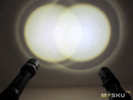 Creșteți luminozitatea lanternei chinezești pe o baterie utilizând o baterie de 14500 Li-ion