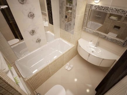 Ванна кімната 4 кв метра, дизайн маленького приміщення, розміщення раковини і унітазу, фото і відео