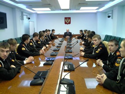 Vizitarea Corpului Cossack Cadet din Moscova