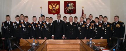 Vizitarea Corpului Cossack Cadet din Moscova