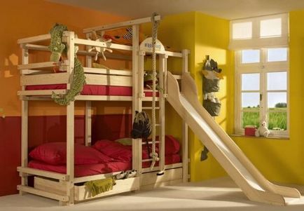 Alegeți un pat de mansardă pentru copii și adulți