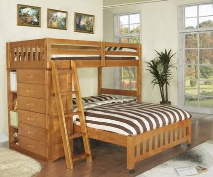 Alegeți un pat de mansardă pentru copii și adulți