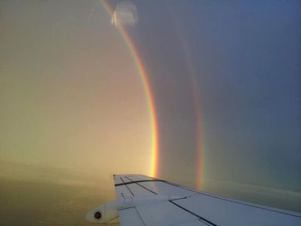 Vedere din avion din cabină, din fereastră