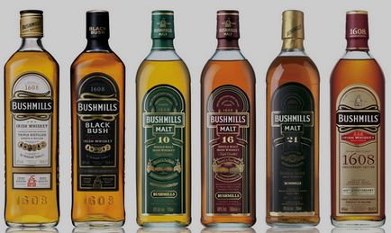 Whisky Bushmills (Bushmills) descriere, specie, istoria brandului