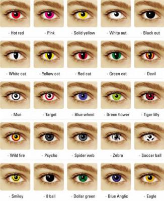Sunt lentile colorate dăunătoare ochilor sănătoși?