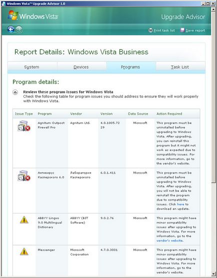 Instalarea Windows Vista pe partea de sus a ferestrelor xp; schimbare hardware - articole software