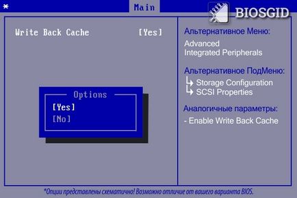 Scrieți memoria cache, permiteți scrierea memoriei cache