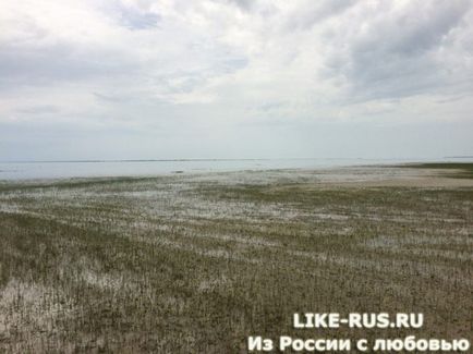 Lake Khanskoye Yeisk, kirándulás a Lake kán, mint hun