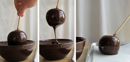 Яблука в шоколаді рецепт, технологія приготування