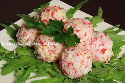 Raffaello gustare de la crab sticks reteta cu fotografie, retete lumina