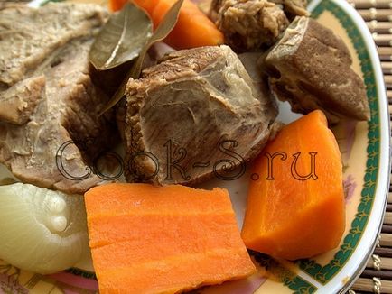 Jellied beef - rețetă pas cu pas cu fotografii, gustări