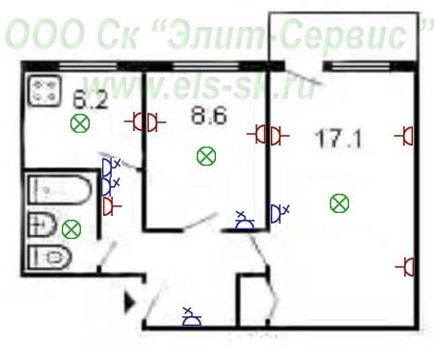 Elektromos vezetékek cseréje a Hruscsov