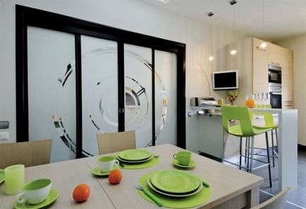 Bucătărie verde (54 de fotografii), o instrucțiune video cu privire la designul interiorului de către propriile mâini, design,
