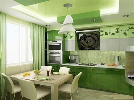 Bucătărie verde (54 fotografii), o instrucțiune video cu privire la designul interior cu propriile mâini, design,