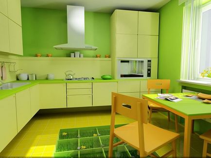 Зелена кухня (54 фото) Искья відео-інструкція по интерьерному оформлення своїми руками, дизайн,