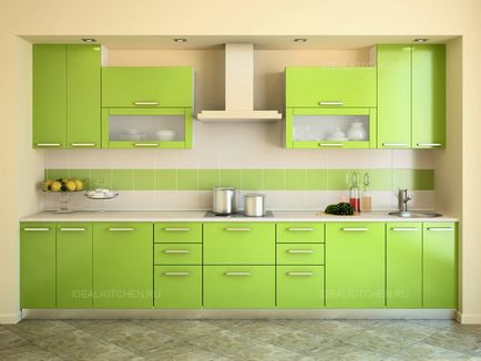 Зелена кухня - свіжі ноти для яскравого інтер'єру, фото