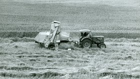 Зернозбиральні комбайни - історія продукції, claas