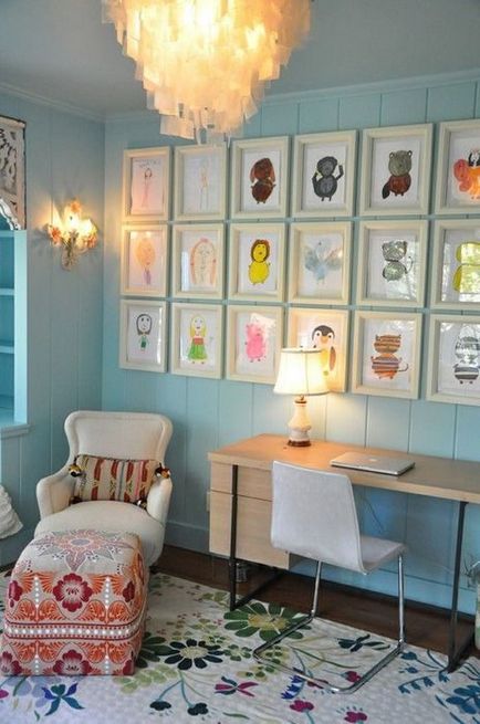 21 Modul de a decora pereții într-o grădiniță