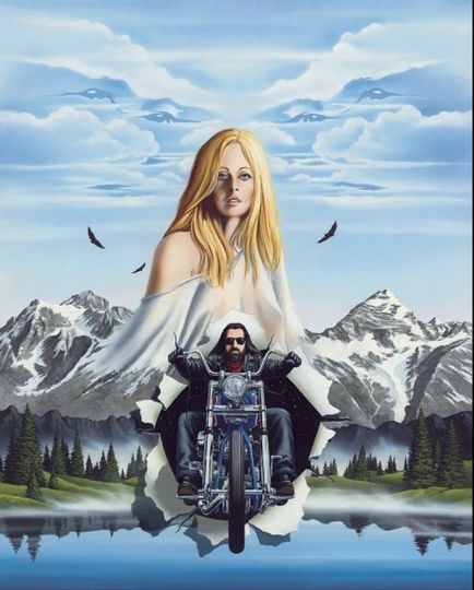 32 Icoane de pictura biker de artist David Manna