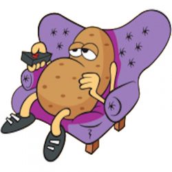 A couch potato