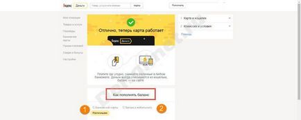 Activează un adevărat bani de pe cardul Yandex, cum să faci bani pe site-ul tău