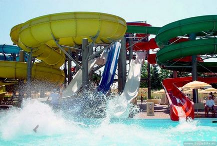 Aquapark amphibious adler - cel mai mare din marele Sochi