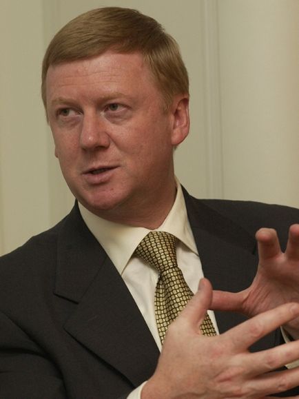 Anatoly Borisovich Chubais biografie, biografie, foto, citate