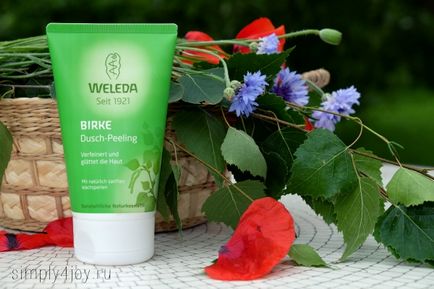 Антицелюлітний березовий скраб для тіла weleda birch scrub