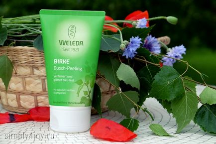 Антицелюлітний березовий скраб для тіла weleda birch scrub