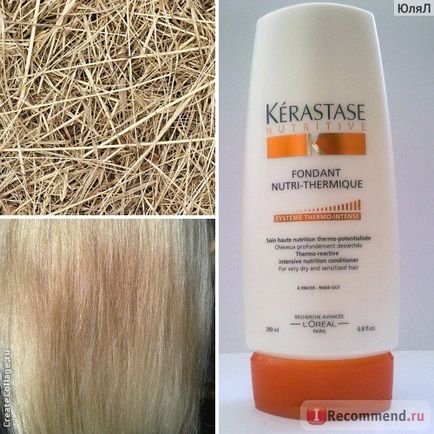 Haj balzsam Kerastase tej tápanyag-thermique - «fogás vagy magic (fotó haj termék és a (nutri-thermique) Haj balzsam Kerastase tej tápanyag-thermique - «fogás vagy magic (fotó haj termék és