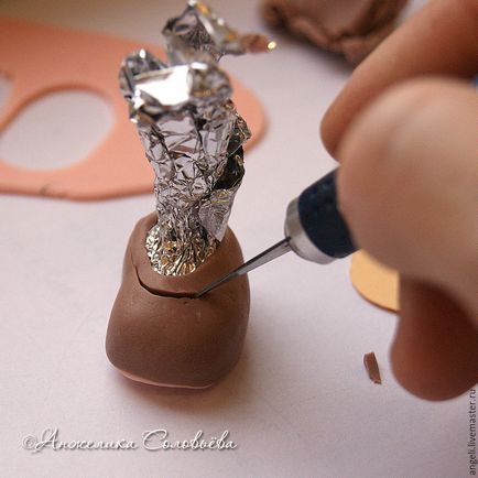 Черевички з полімерної глини для ляльки - ярмарок майстрів - ручна робота, handmade