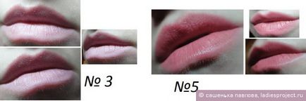 Lip Gloss catifea mată (nuanțele nr. 3 și nr. 5) de la ffleur - recenzii, fotografii și preț