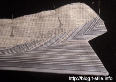 Блог - про шиття - обробка сорочкового коміра з відрізною стійкою