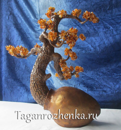 Bonsai gyöngy és borostyán (bonsai) Bonsai gyöngyök és borostyán