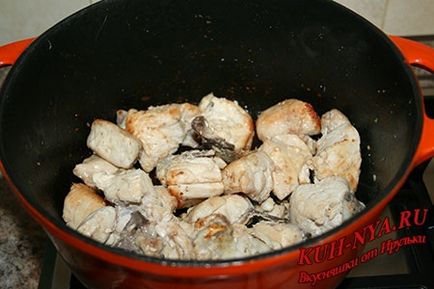 Buglama csirke padlizsán, grúz - gyűjteménye receptek ételek irulki