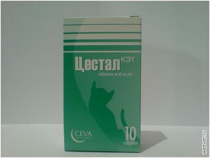 Цестал кет - інструкція, опис, дозування - засоби проти ендопаразитів таблетки -