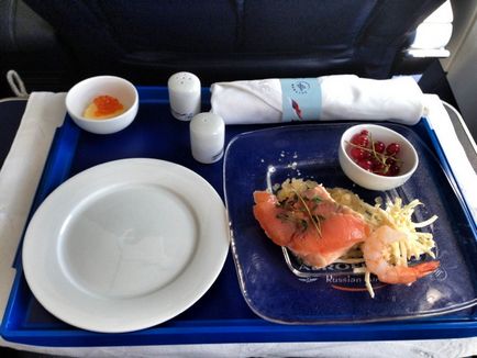 Ce se alimentează Aeroflot în clasa business • Notele de zbor