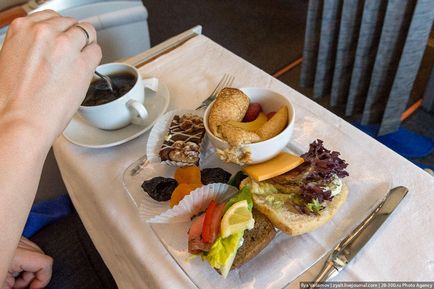 Ce hrănește pasagerii Aeroflot - știri în fotografii