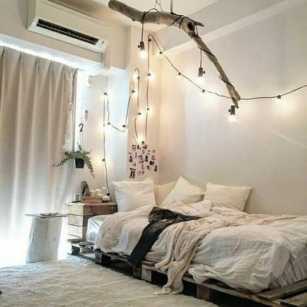 Mit lehet cserélni az ágy a hálószobában 10 szokatlan ötletek (fotó)