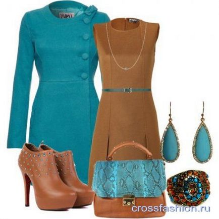 Crossfashion group - плаття бірюзового кольору кому, коли і з чим носити