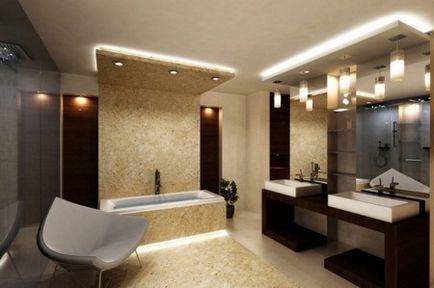 Iluminare decorativă în baie LED, pentru tavan, oglindă, mobilier