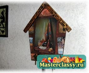 Decoupage üvegekbe ceruzák vagy tollak